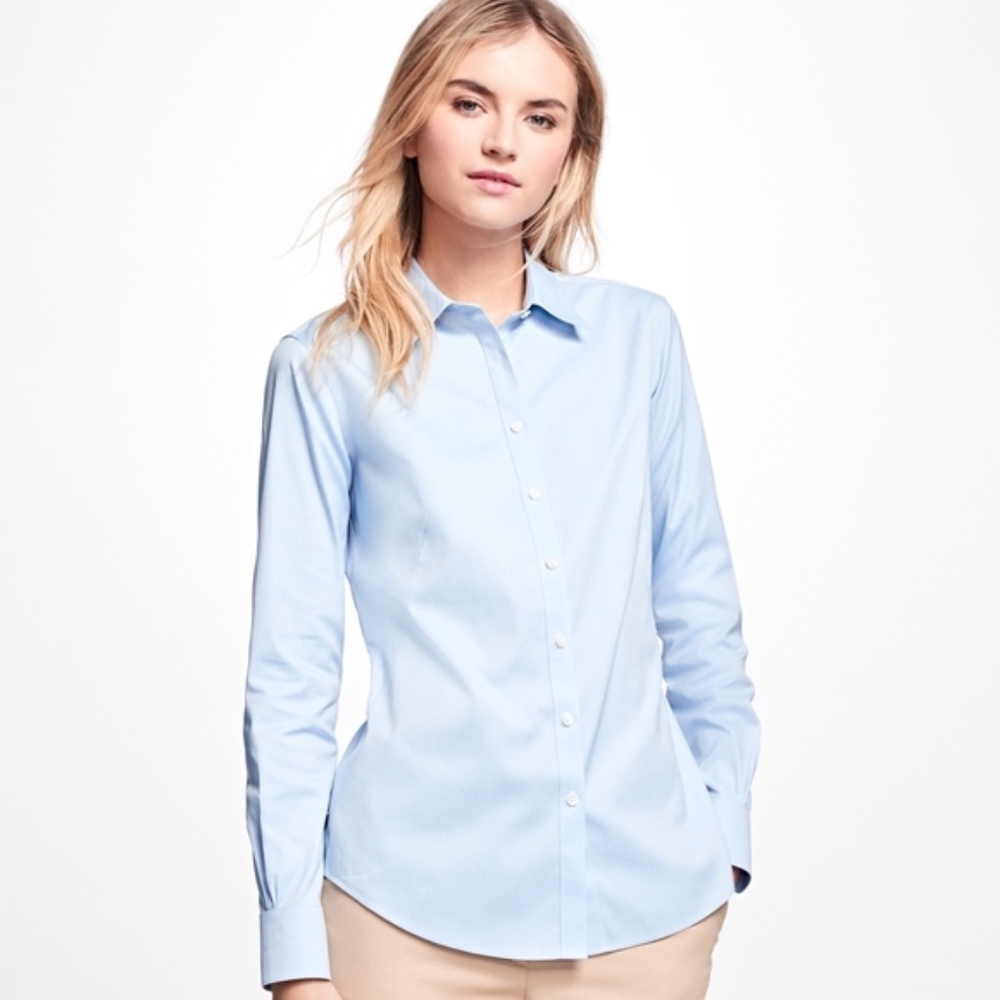 Women's Brooks Brothers Non-Iron Oxford shirt- 2
